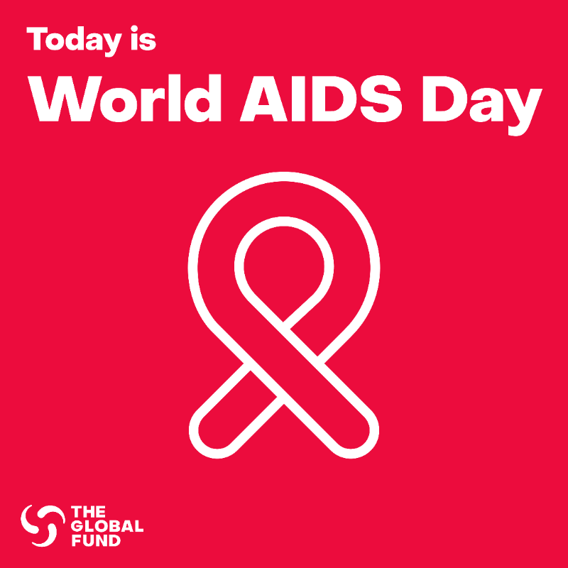 GlobalFund's tweet photo. Today is #WorldAIDSDay. It’s time to get back on track to end AIDS as a public health threat once and for all.  

Working together, we must double-down on our commitment to tackle the inequalities that fuel the epidemic. 

#WorldAIDSDay #LetCommunitiesLead