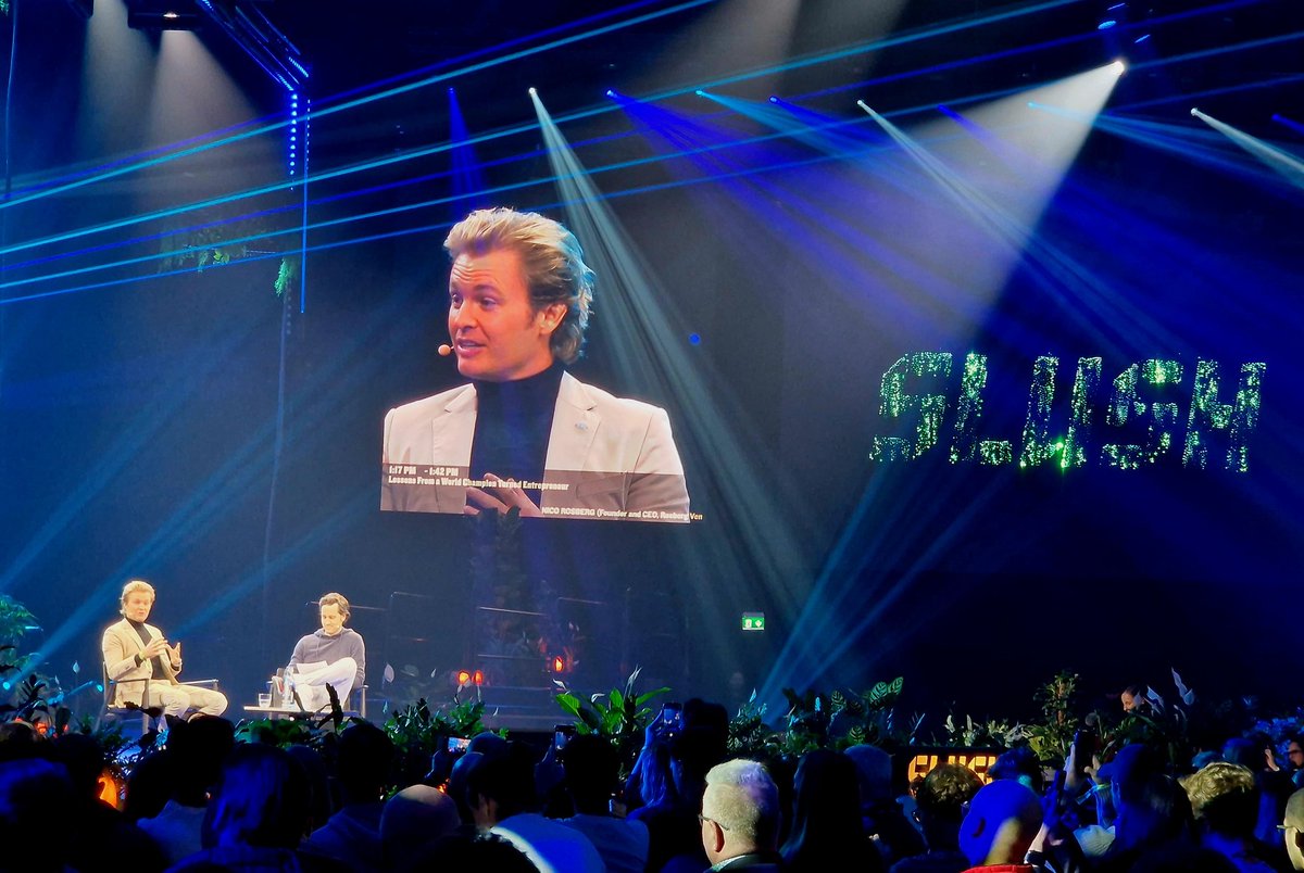Sustainability goes hand in hand with profitability, says <a href="/NicoRosberg/">Nico Rosberg</a> at #slush2023.