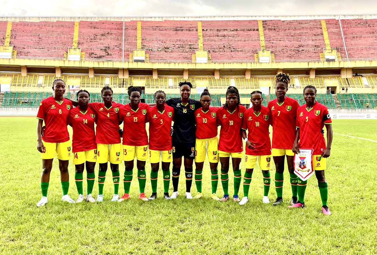 fgfofficiel's tweet photo. 𝗠𝗔𝗧𝗖𝗛 𝗗𝗔𝗬
🏟️ Nos Dames affrontent le Mali ce jeudi 30 novembre 2023 en match aller du dernier tour qualificatif de la CAN Féminine Maroc 2024.
🕟 Coup d’envoi : 16h30 GMT au stade 26 mars de Bamako.
#FGF | #ConorFGF | #MALGUI | #SyliFéminin | https://t.co/Bn6u4GK9G0