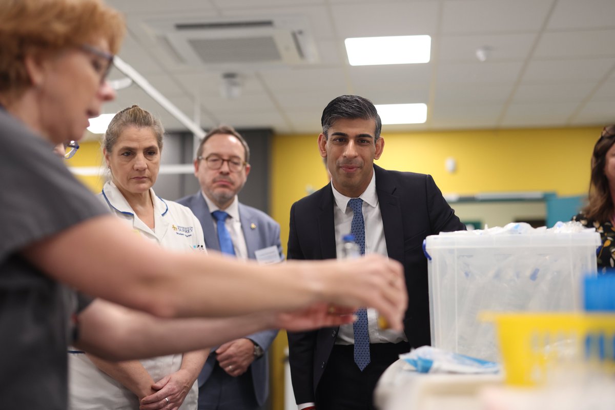 We’ve kept our promise to deliver 50,000 more nurses in the NHS. I was at the @uniofsurrey today speaking to student nurses about this commitment and to thank them for choosing a career path that is so important. I’ll continue to support them to get patients the care they need.