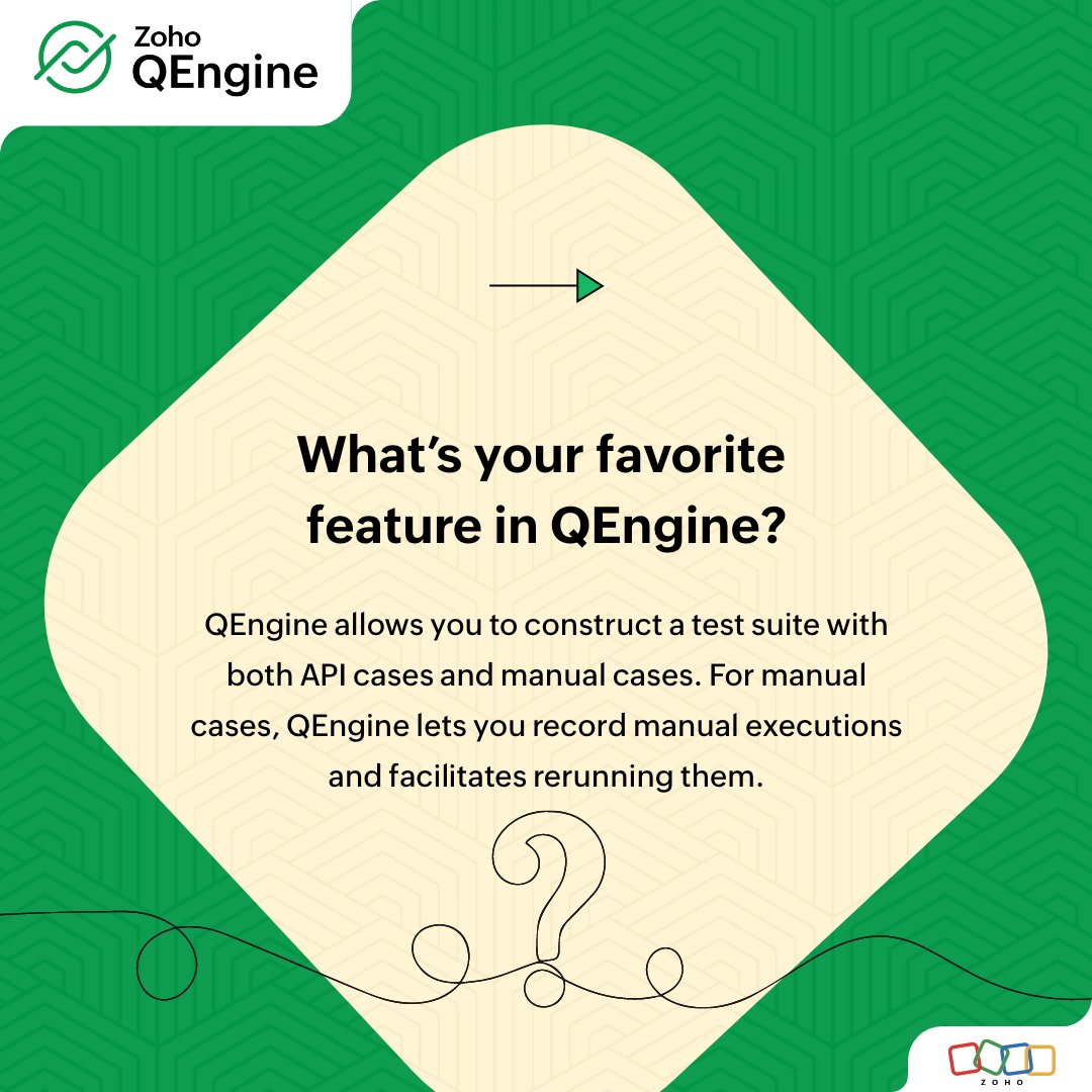 ZohoQEngine's tweet image. Here are some tips from seasoned testing professionals for the testing community!
#Testing #TestingTips #TestAutomation #Zoho