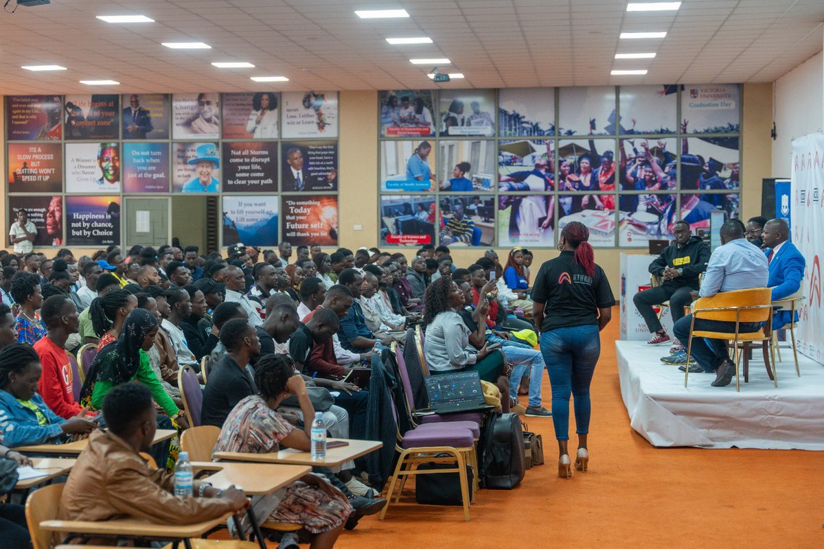 DAY THREE #KDW2023 

Lead Talks by Athari at <a href="/VUKampala/">Victoria University, Kampala</a> 

Nuggets of wisdom were shared on the conversation around unlocking the power of A.I