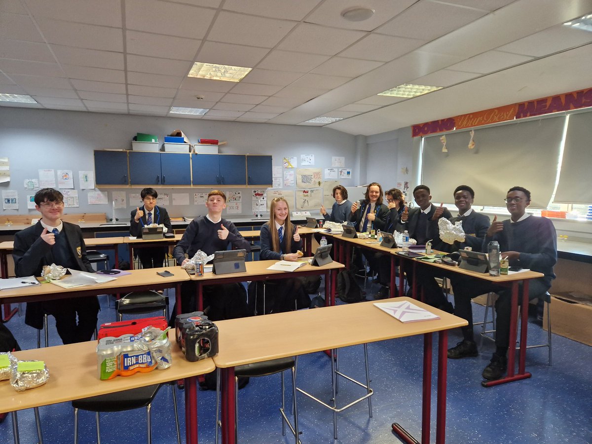 Mrs O'Neill (@neillmrso) on Twitter photo The Higher Physics crew enjoying their Dine-a-might! order!
Thumbs up all round! 👍🤤😍
Thank you <a href="/StAndrewsHFTech/">Ms Wallace</a> ❤️
<a href="/StAndrewsRCSec/">St Andrew's Secondary School</a> The Higher Physics crew enjoying their Dine-a-might! order!
Thumbs up all round! 👍🤤😍
Thank you <a href="/StAndrewsHFTech/">Ms Wallace</a> ❤️
<a href="/StAndrewsRCSec/">St Andrew's Secondary School</a>
