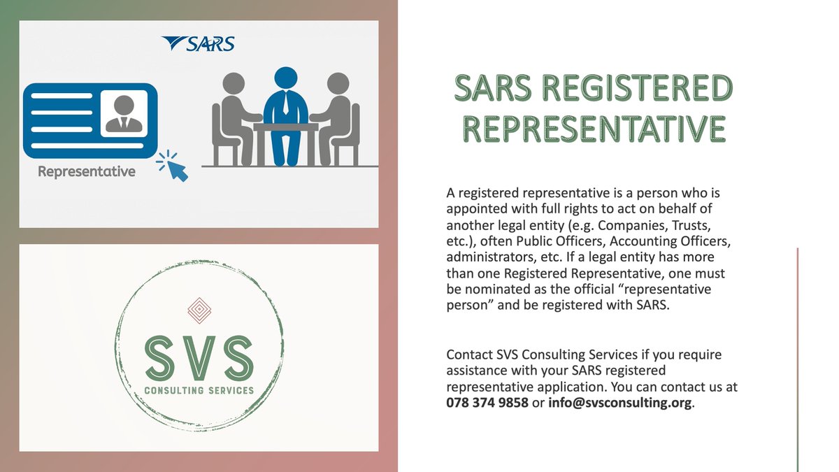 #representative #sars #secretarialservices #ThursdayThoughts #November2023 #smallbusinessmarketing