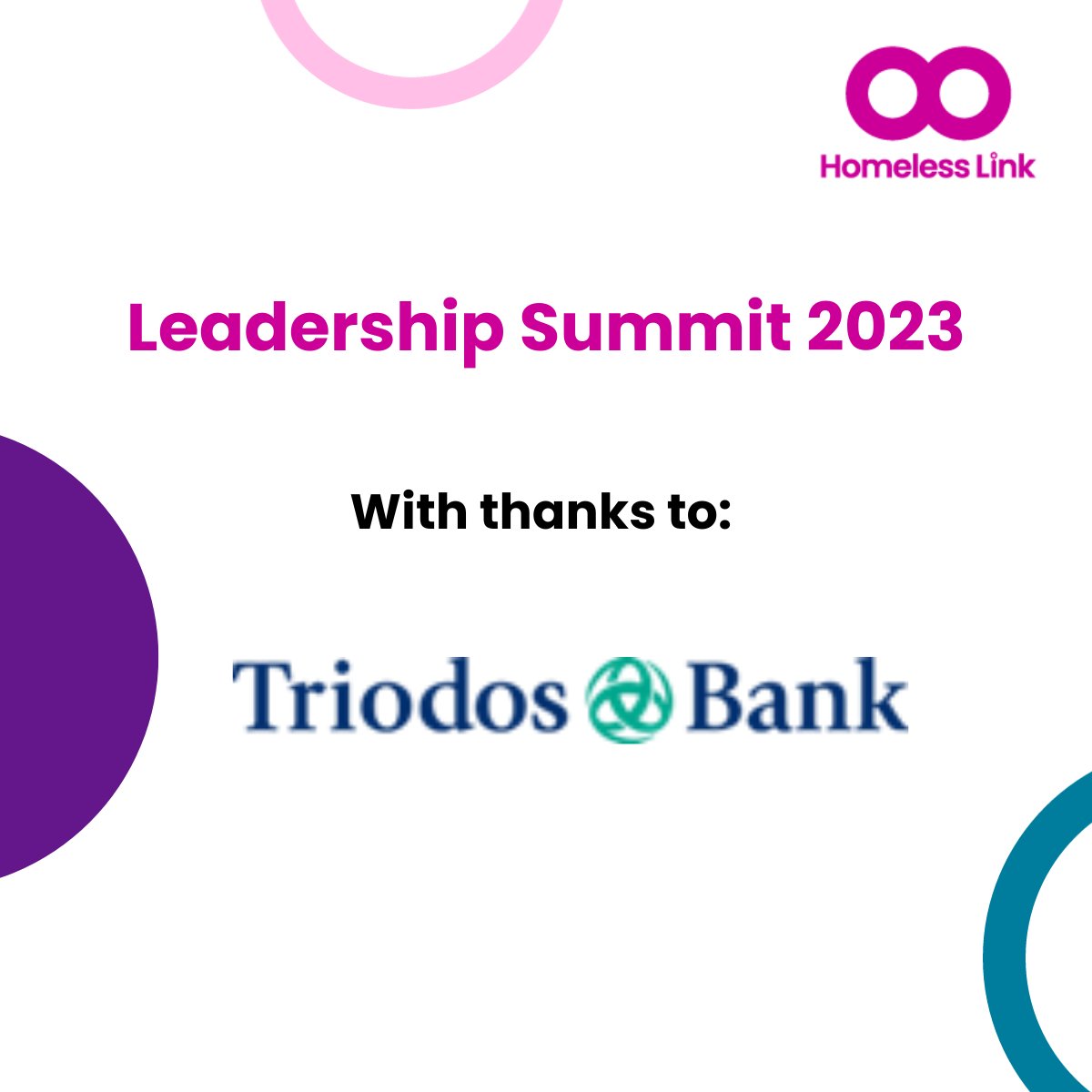 Homeless Link tweet media