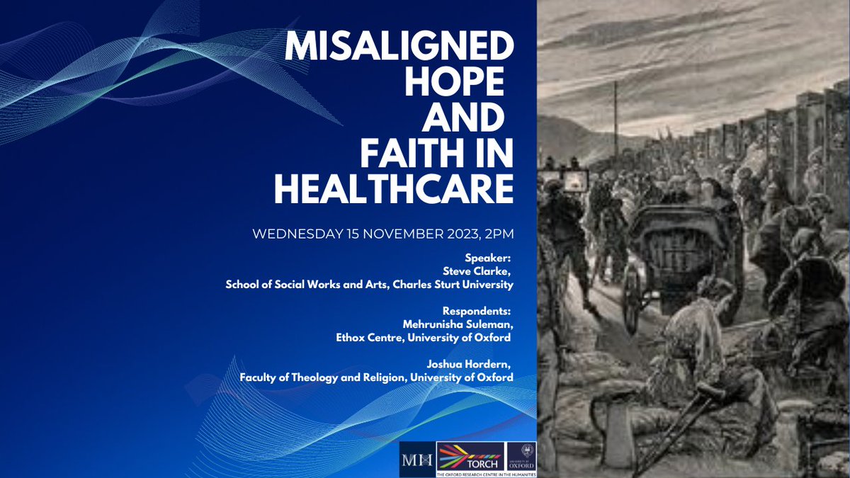 TORCH Oxford (@torchoxford) on Twitter photo Watch again: Misaligned Hope and Faith in Healthcare seminar tinyurl.com/yt2ny6jx with Prof Steve Clarke <a href="/CharlesSturtUni/">Charles Sturt University</a>, Dr Mehrunisha Suleman <a href="/MehrunishaS/">Mehrunisha Suleman</a>, Prof Joshua Hordern <a href="/oxfordhvp/">Joshua Hordern</a>. <a href="/Ethox_Centre/">Ethox Centre</a>; <a href="/UniofOxford/">University of Oxford</a>:<a href="/AlbertoGiubili1/">Alberto Giubilini</a> Watch again: Misaligned Hope and Faith in Healthcare seminar tinyurl.com/yt2ny6jx with Prof Steve Clarke <a href="/CharlesSturtUni/">Charles Sturt University</a>, Dr Mehrunisha Suleman <a href="/MehrunishaS/">Mehrunisha Suleman</a>, Prof Joshua Hordern <a href="/oxfordhvp/">Joshua Hordern</a>. <a href="/Ethox_Centre/">Ethox Centre</a>; <a href="/UniofOxford/">University of Oxford</a>:<a href="/AlbertoGiubili1/">Alberto Giubilini</a>