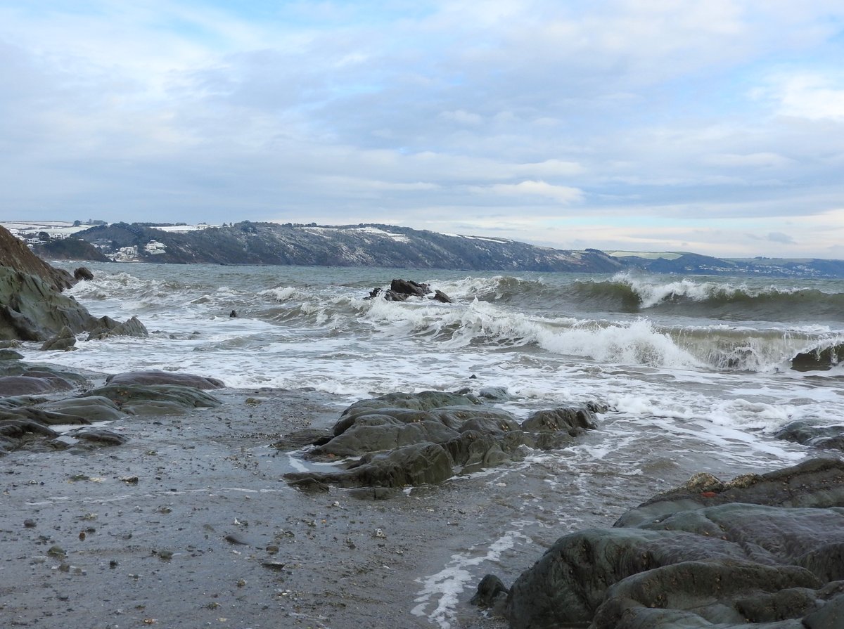 Winter comes early to Looe.