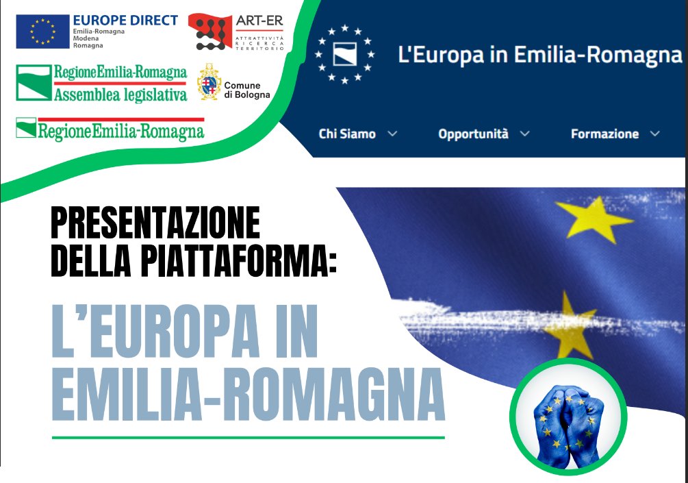 Arter_ER's tweet image. 📆 6 dicembre 2023
🕒 Ore 15:00 – 17:00
📌 Sala Anziani del @comunebologna #Bologna 
Presentazione della piattaforma “L’Europa in Emilia-Romagna” realizzata da @AssembleaER, Centro Europe Direct Emilia-Romagna, con il supporto di ART-ER.
👉 art-er.it/2023/10/leurop…