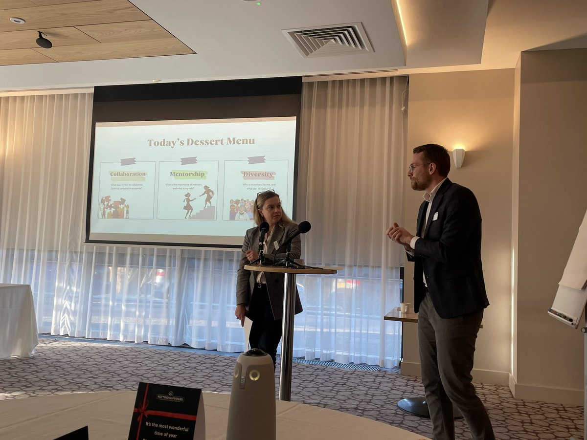 UoN_Law's tweet photo. We are delighted to host the 10th @UoN_PPRG Public Procurement PhD Conference. @MartaAndhov and @Willemajanssen opened proceedings with a live @bestekpodcast recording. Looking forward to 2 days of presentations from the future of #publicprocurement https://t.co/gDOkmNdJ74