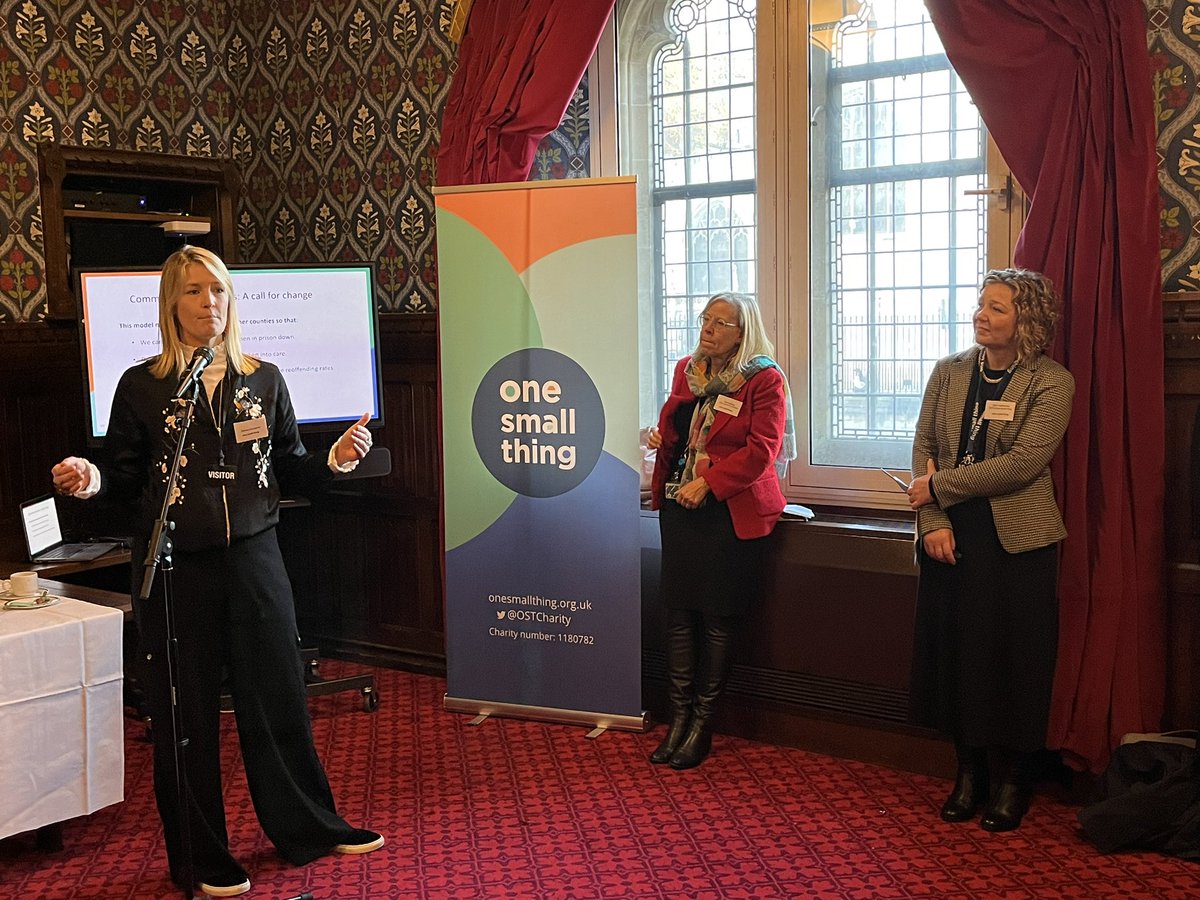 We were proud to today support our partner @OSTCharity at a parliamentary reception to showcase how they used principles of #traumainformed practice & input from women with lived experience of the CJS to design #HopeStreet @claire_hubb @RuthCadbury @lils_lewis @EdwinaGrosvenor