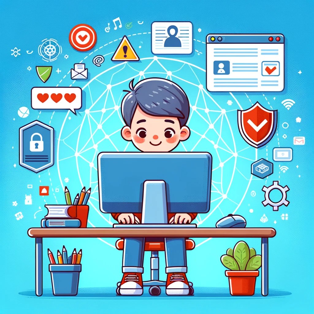 TrustiVue's tweet image. Kids and the web: a tricky combo! 🌐 
How do you teach your kids to stay safe from online scams? 
Share your tips!
#onlinesafety #childrenssafety #onlinescams #protectingchildren
#digitalsafety #interneteducation #cybersafetytips #parentsguide
#onlineprivacy #socialmediasecurity