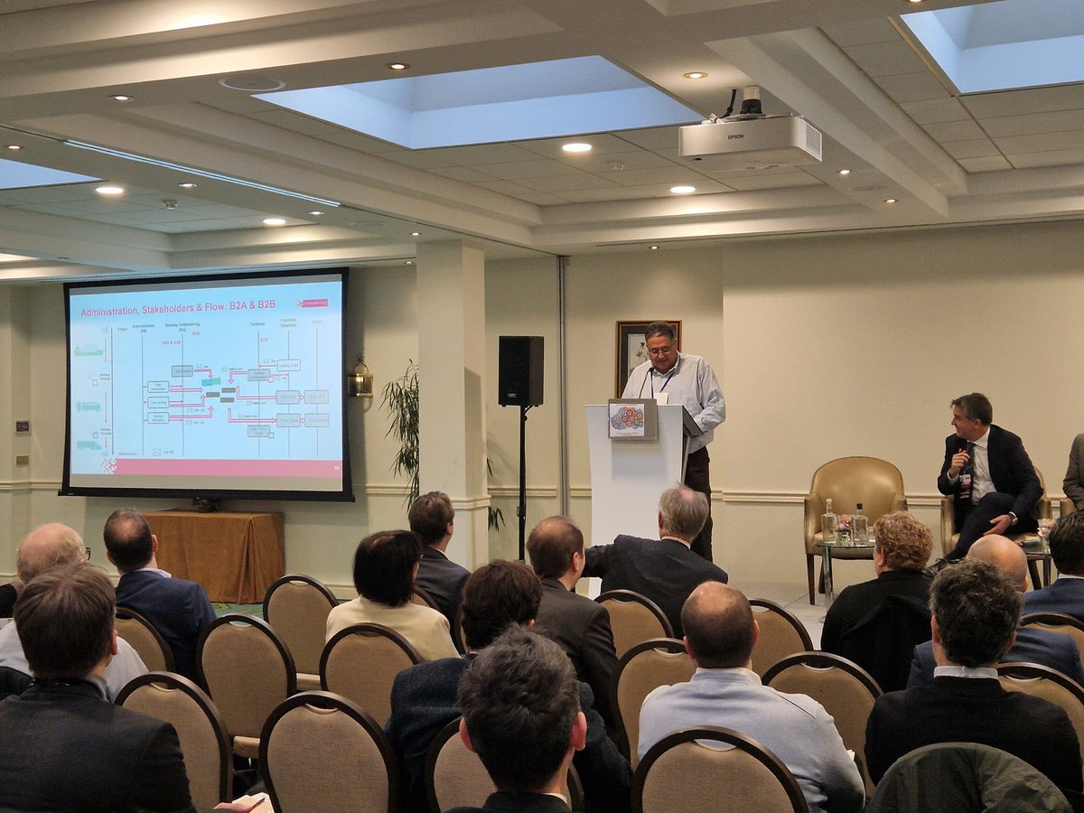 SimpleLogistica's tweet image. SIMPLE presenta su versión final en FEDeRATED Final Event, como uno de sus LivingLabs. @transportesgob @PuertosEstado y @Adif_es destacan el éxito de SIMPLE y @FeRated en la interoperabilidad de plataformas digitales de logística, con la colaboración de @WeAreAltia y @railsider_