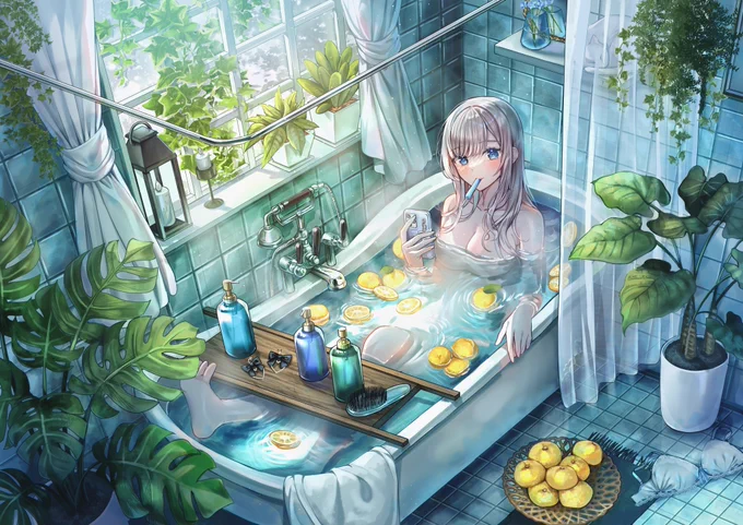 Bath time .∘ 