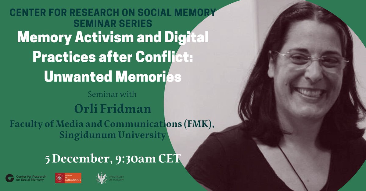 Center for Research on Social Memory tweet media