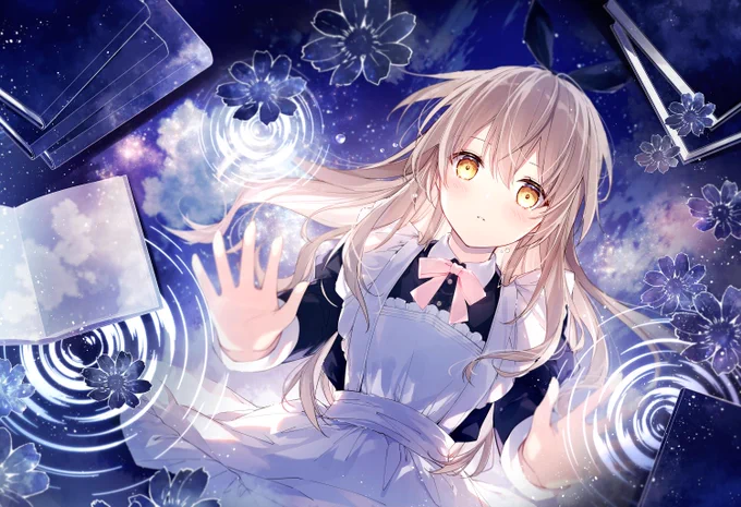 『溢れた想いは水華になりて』 by 望月しいな  #光る美少女展