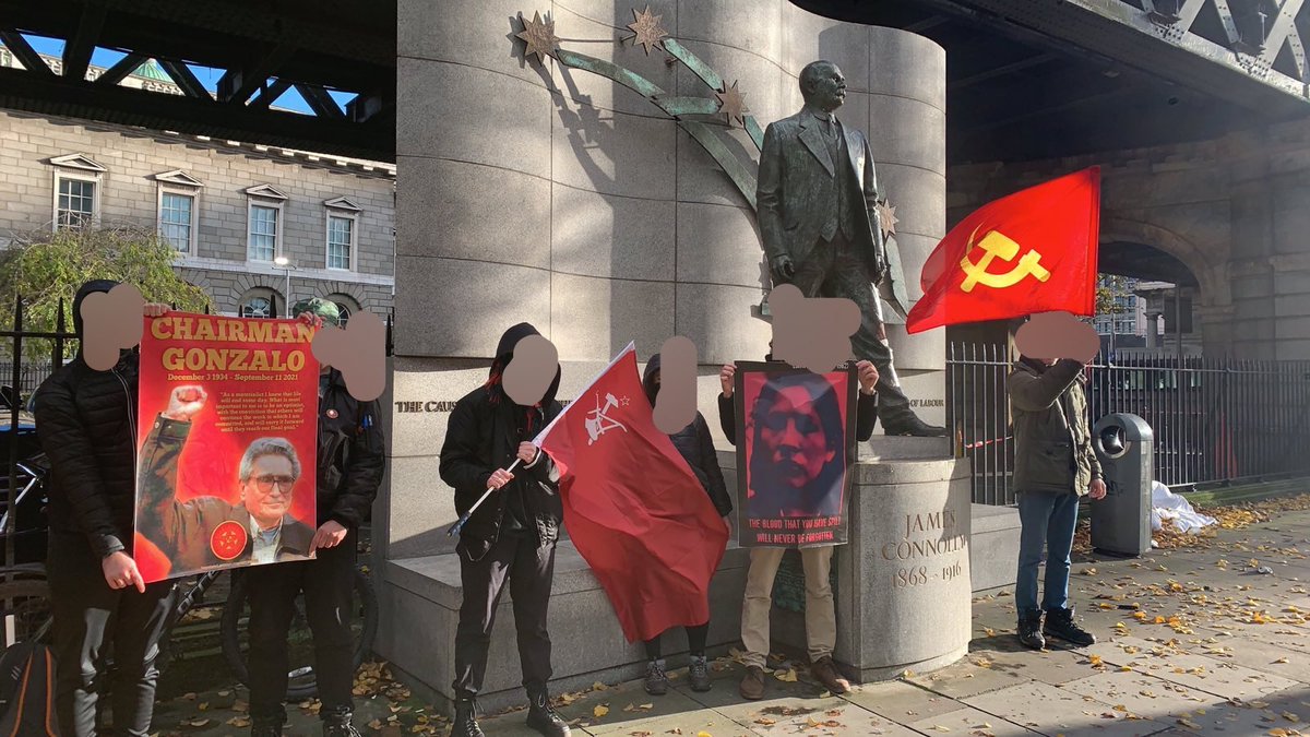 IrishComm's tweet photo. The Irish Communist Committee - Coiste Cumannach na hÉireann held a commemoration in Dublin this week for Edith Lagos, the Peruvian revolutionary martyred in the midst of the people's war in Peru in 1982 at the age of 19. https://t.co/QceX2fPtxk