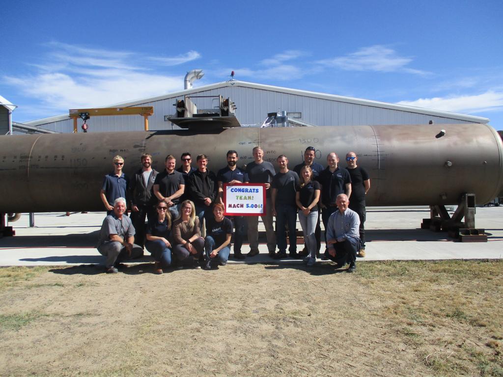 ReactionEngines's tweet image. #ThrowbackThursday to October 2019 when we were able to validate our precooler at hypersonic heat conditions! #MakingBeyondPossible #Hypersonics #Mach5 #HighMach
