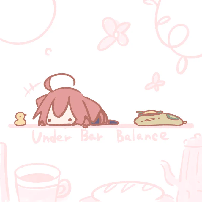 #今月描いた絵を晒そう ちっこいテトさん描いてます 