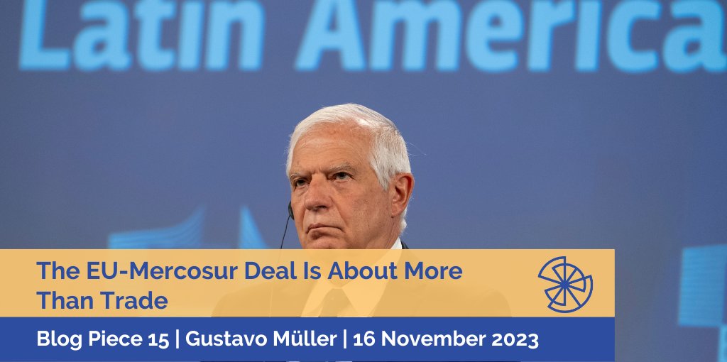 The 'agreement in principle' between the 🇪🇺 and Mercosur🌎 reached in 2019 failed to give new impetus to the relationship between both blocs. @gustavogmuller explains why the benefits of signing the Association Agreement would go beyond trade👇 engage-eu.eu/bp15