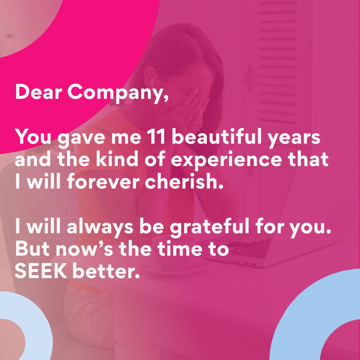 JobstreetPH's tweet photo. When it’s time to go, cherish the lessons and be grateful. This is your cue to #SEEKBetter and grow beyond the familiar. #KathNiel https://t.co/QocBCf29Dm