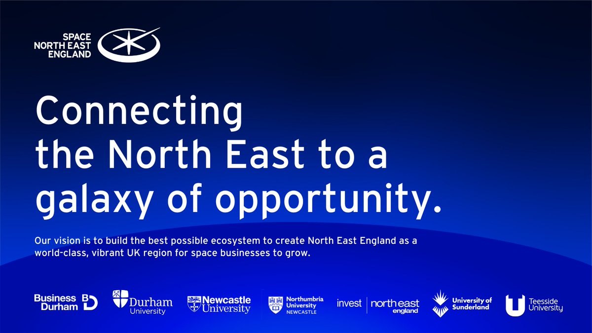 Introducing Space North East England Bringing together businesses, academia, and institutions across North East England in the Space Sector. Our collaborative efforts are locally focused, but our ambitions are on a global scale. Read more👉 bit.ly/47HVNqS