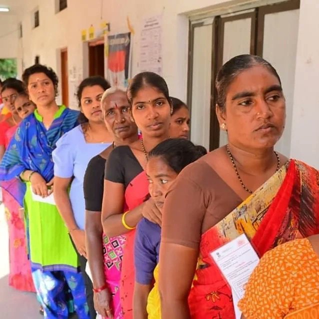 ECISVEEP's tweet photo. Empowered Voices!

Women in Telangana Unite at the Polls, Shaping the Future.

#ECI #assemblyelections2023 #TelanganaElections2023 #IVote4Sure #GoVote https://t.co/fBfNrehpLV