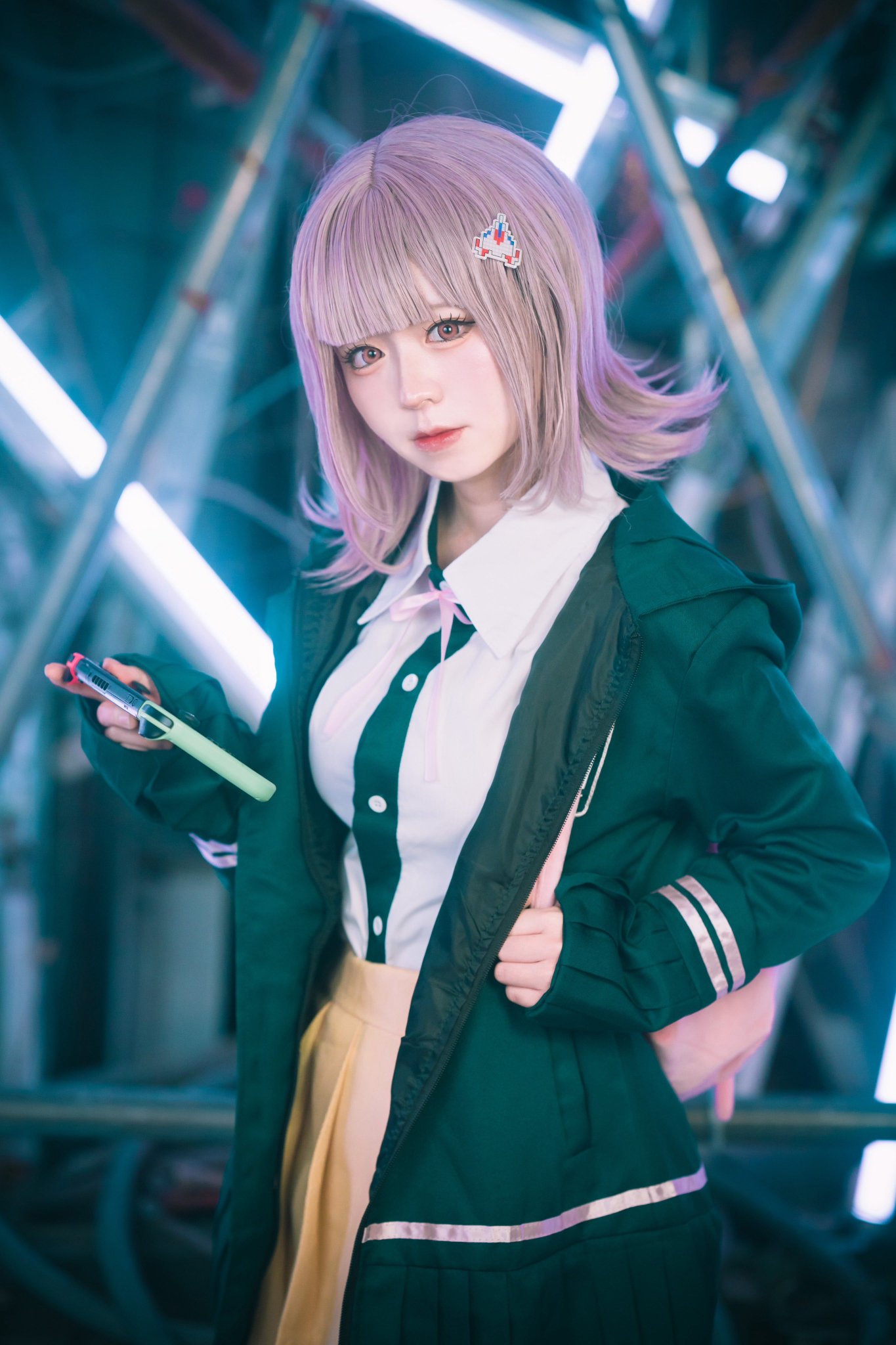Amazon.co.jp: [YYCOS] 七海千秋 コスプレ衣装 スーパーダンガン