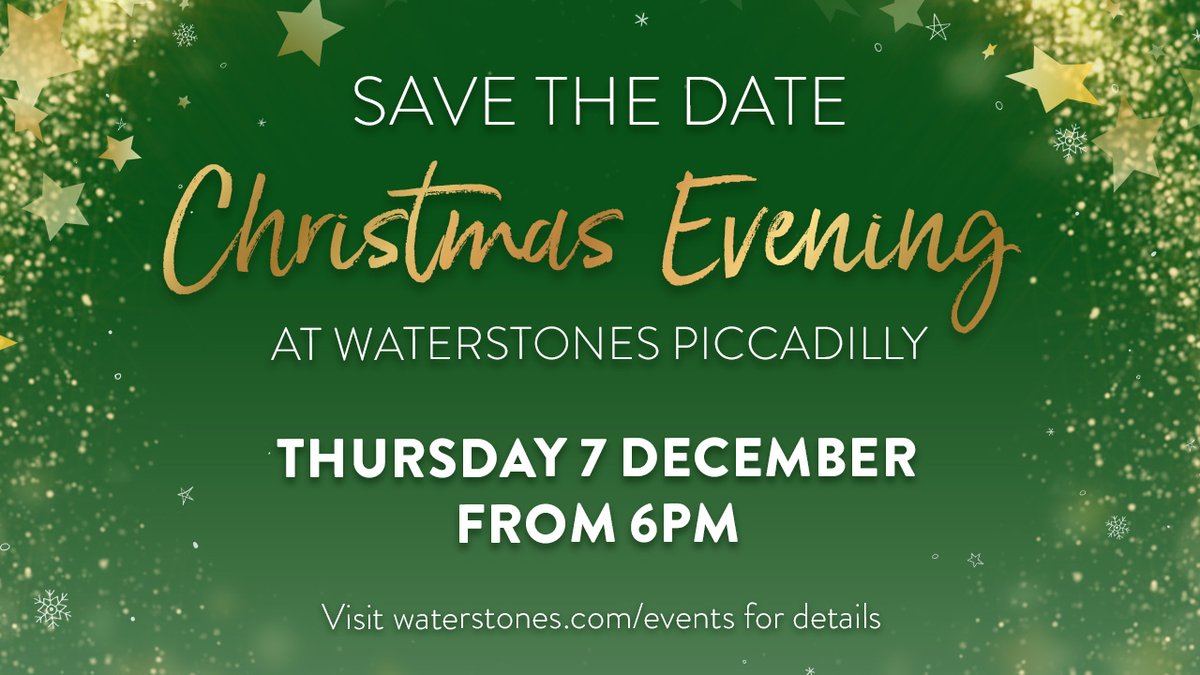 Next Thursday will see the iconic Christmas Evening at <a href="/WaterstonesPicc/">Waterstones Piccadilly, London</a> and you're all invited. If we tried to list all the authors coming we'd run out of characters, so imagine if <a href="/grahnort/">graham norton</a> had ten sofas rather than one.
Find all the details here: bit.ly/40Z4b3f 🎄🍷📚
