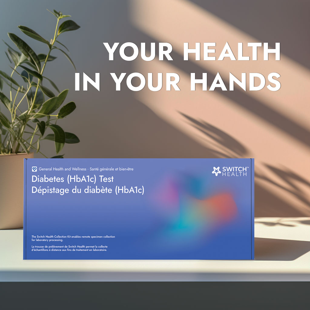 Exciting news! Say goodbye to lab visits and hello to more convenience. Our innovative HbA1c test lets you take control of your well-being from the comfort of home.  Learn more here: switchhealth.ca/learn/diabetes/
#DiabetesAwarenessMonth #HealthTech #Diabetes #A1C #Testing #diagnostics