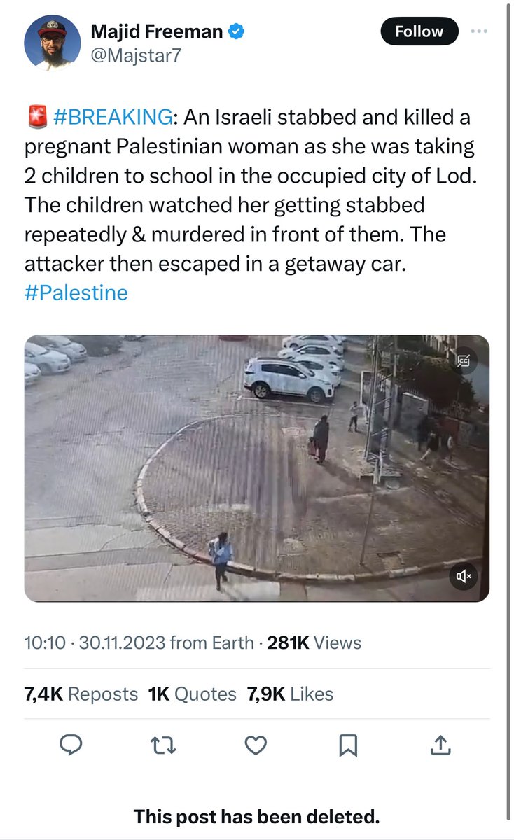 just_whatever's tweet image. This antisemitic liar created a huge outrage and then silently deleted his tweet

You see, both victim and 2 perpetrators were Israeli Arabs from the same family… it was “an honor killing”, but for the sake of his antisemitism he labeled victim a Palestinian and killers Israeli