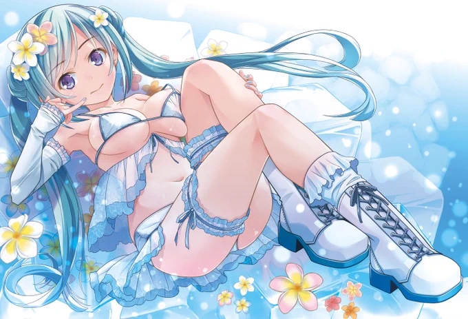 『ぷるぷるブルーぶるー』 by POP  #光る美少女展