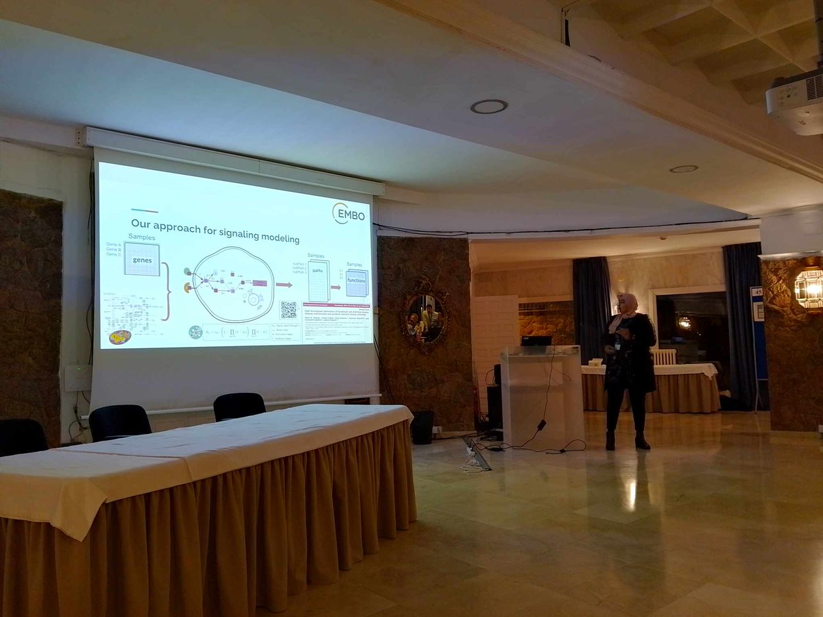 Happy to participate in #EMBOworkshop: Computational models of life-A step towards digital twins, representing our software for mechanic modeling devloped in the <a href="/ClinicalBioinfo/">Platform of Computational Medicine</a>  Great experience, sharing insights, exploring future collaborations.
Thanks to <a href="/PerMedCoE/">PerMedCoE</a> <a href="/BSC_CNS/">BSC-CNS</a>