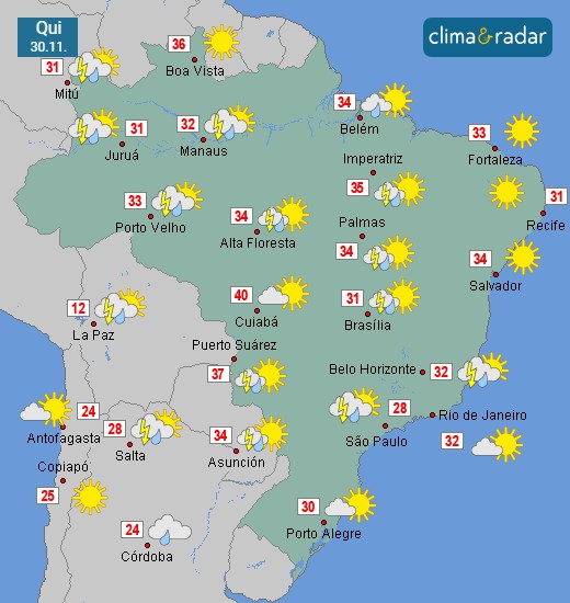 climaeradar's tweet photo. Chuvas ⛈  possíveis na maior parte do país. O Nordeste continuará sendo a Região mais seca. #Chuvas particularmente fortes são possíveis hoje e no fim de semana no #Sudeste:  Espírito Santo, Rio de Janeiro e no leste de Minas Gerais. ☔ #climaeradar

https://t.co/lBgGqDSVuO https://t.co/5yr8sI05T0