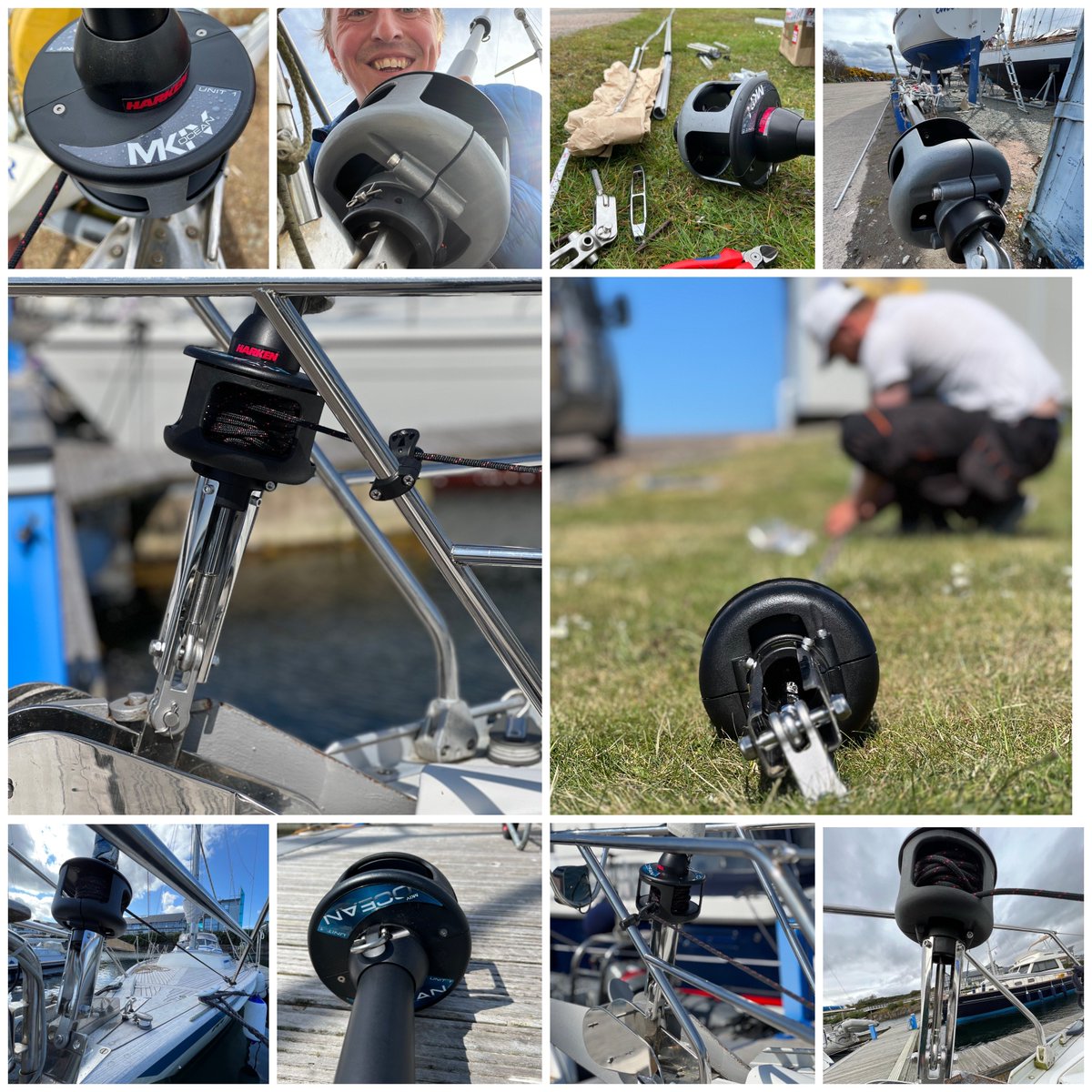 HarkenUK's tweet photo. A selection of photo highlights from the Argyll Yacht Riggers team who have been busy this year installing a number of Harken furlers.
#Harken #HarkenUK #ArgyllRigger #Furlers #AtTheFront https://t.co/M790rIg3Ev