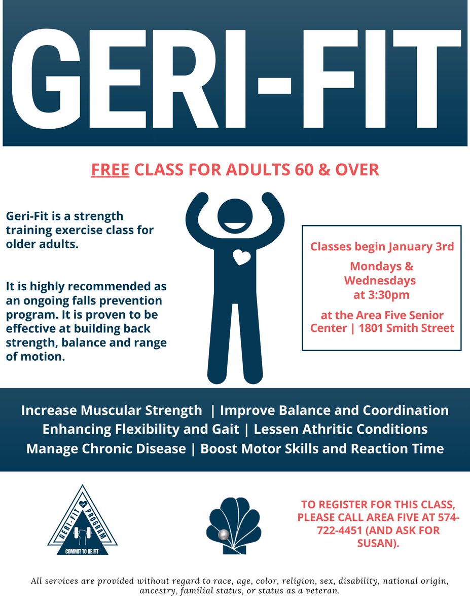AreaFiveAgency's tweet photo. Rita  Morehead will be leading our new 2024 Area Five Senior Center session.  If you would like to register for the new session, please give us a call  at 574-722-4451 and ask for Susan. https://t.co/6dWgDoLwMb