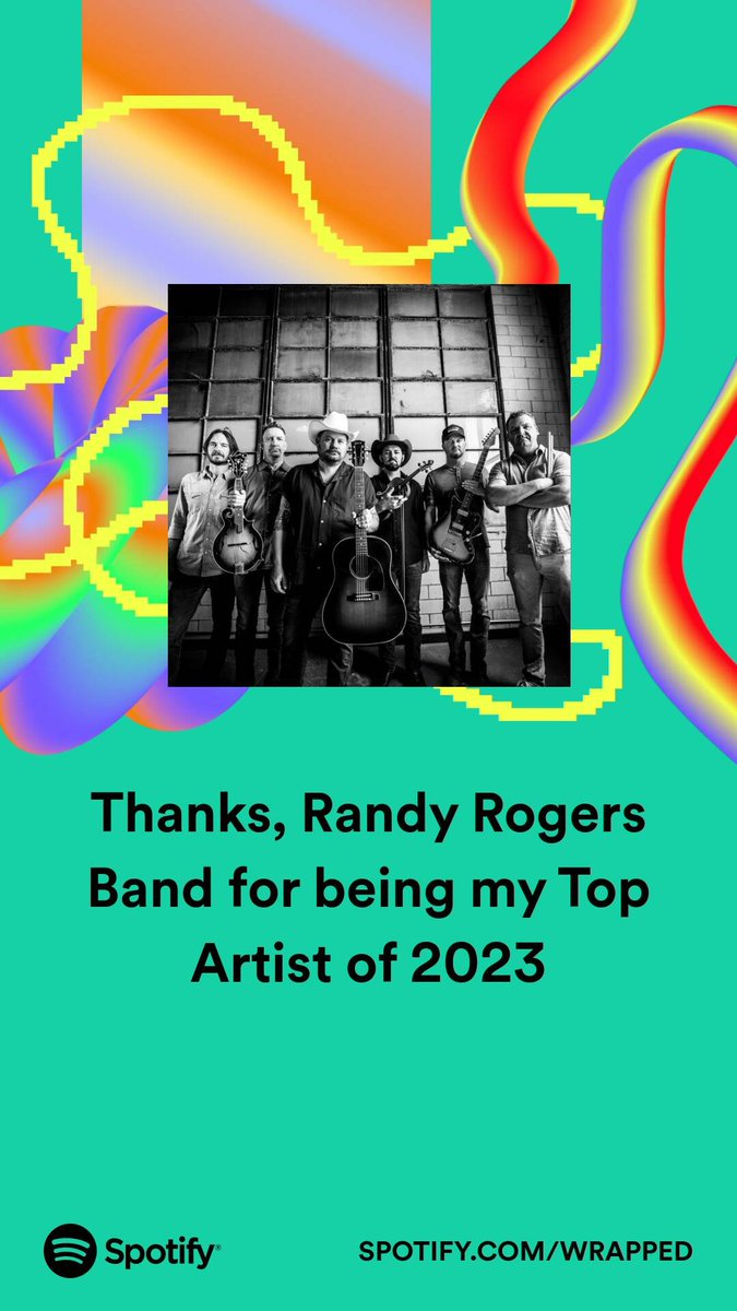 RubbertoeGracia's tweet photo. Giving thanks to @randyrogersband for all the music. #SpotifyWrapped 
https://t.co/2CCzOQ9Wzh https://t.co/oOcqOFgvV7