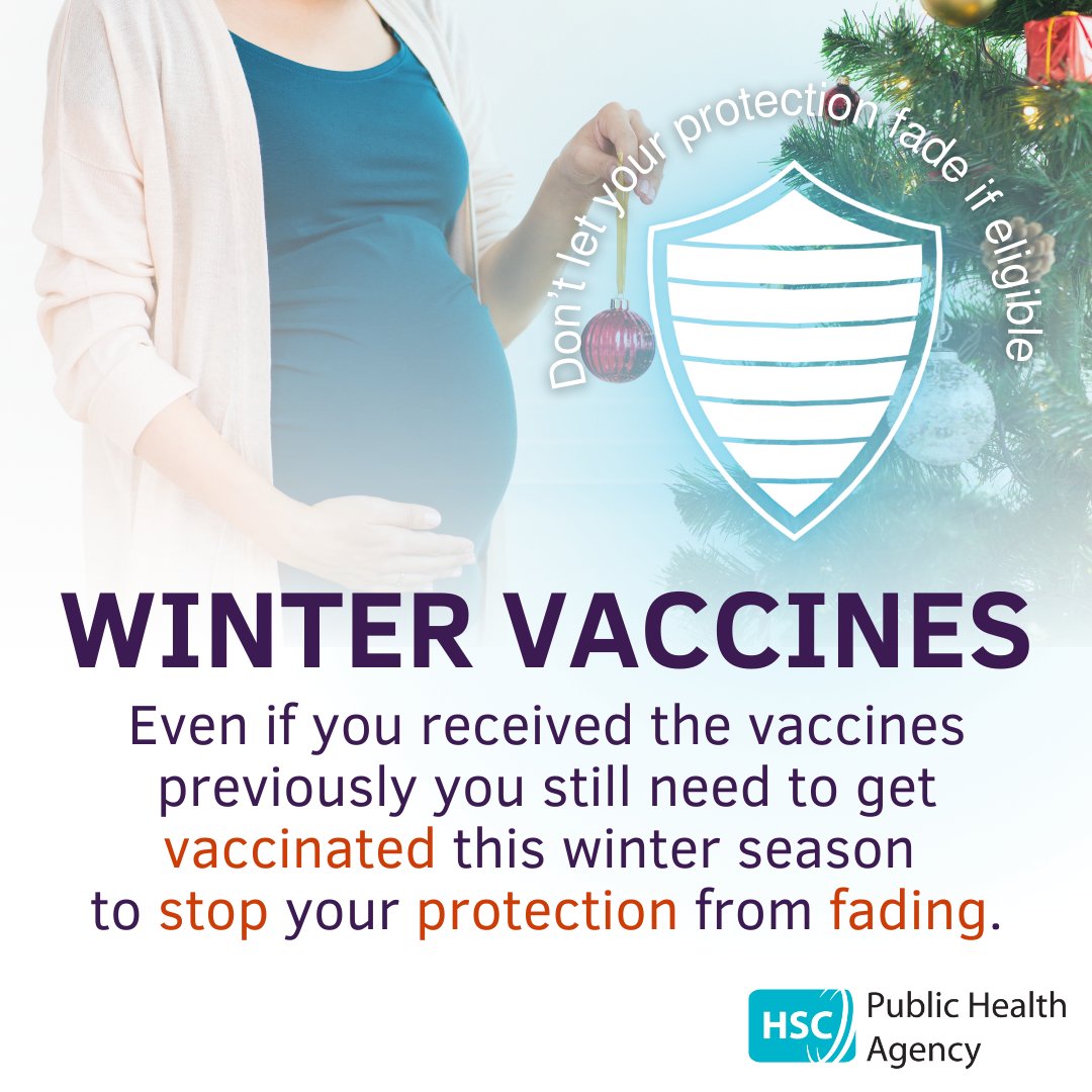 It is important to top up your protection, even if you have had a vaccine or been ill with flu or COVID-19 before, as immunity fades over time and flu and COVID-19 viruses change each year. 🦠 nidirect.gov.uk/wintervaccines #AutumnWinterVaccines