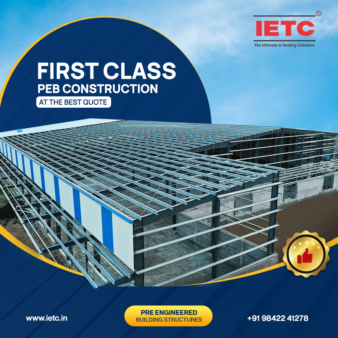 indian_roofing's tweet photo. We are an eminent #PEB Manufacturer proficient in constructing buildings with distinctive specifications, adding more value to the quoted price. 

https://t.co/uDWGRrgXa8

#PEBBuildings #PreEngineeredBuildingSystem #PebSteelStructure  #Tirupur #IndianRoofing #IETC https://t.co/nLu1nYETlT