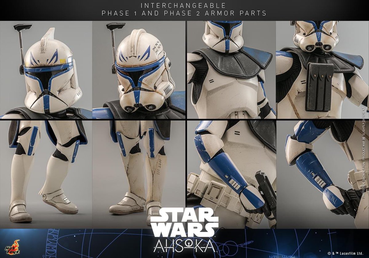 Hot Toys reveals 1:6 Scale Captain Rex from Ahsoka - includes Phase I and II armor parts - Watch for preorders soon at SideshowCollectibles.com #hottoys #sixthscale #captainrex #starwars #ahsoka #ct7567 #theclonewars #sideshowcollectibles