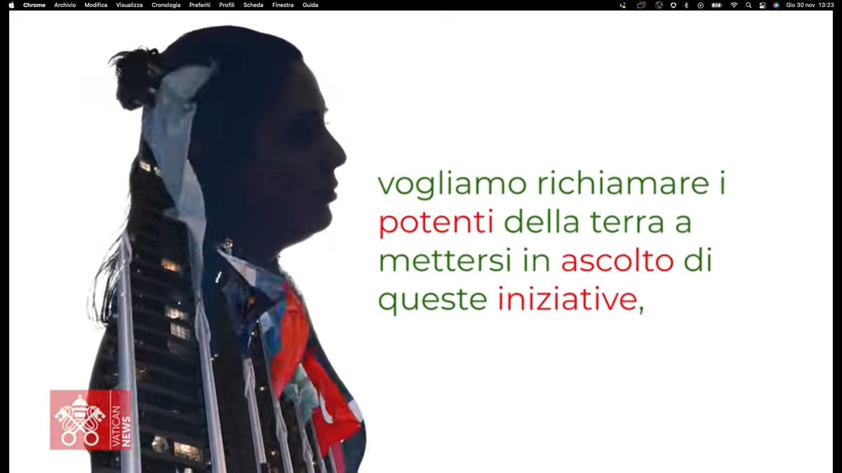 Vatican News (@vaticannews_it) on Twitter photo I giovani di <a href="/FrancescoEcon/">The Economy of Francesco</a> fanno proprie e rilanciano le speranze del #Papa per la #COP28 : la persona torni al centro delle decisioni politiche.
La crisi climatica è una "malattia silenziosa", un "dramma", un problema "sociale e umano".
#VaticanNewsIt
vaticannews.va/it/chiesa/news… I giovani di <a href="/FrancescoEcon/">The Economy of Francesco</a> fanno proprie e rilanciano le speranze del #Papa per la #COP28 : la persona torni al centro delle decisioni politiche.
La crisi climatica è una "malattia silenziosa", un "dramma", un problema "sociale e umano".
#VaticanNewsIt
vaticannews.va/it/chiesa/news…