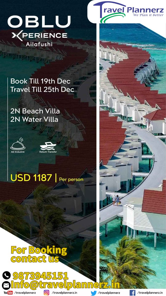 delhifoolish's tweet photo. Book you next trip with us !!!!!
#oblu #xperience #obluexperienceailafushi #beach #beachvilla #holiday #travelawesome #travelwolrd #maldives #maldivesislands #naturephotography #watercolor #travel https://t.co/VXXs8JPckR