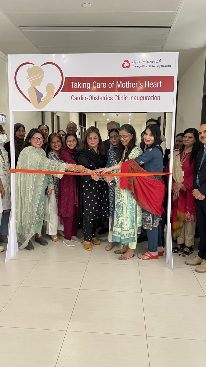 CEO_AKUHPK's tweet photo. Today, AKUH formally inaugurated our Cardio-Obstetrics Clinic at the Centre of Excellence for Women and Children (WCH) building. These newly inaugurated clinics will offer dedicated, specialised care to expectant mothers suffering from cardiovascular diseases. https://t.co/PgohFictCC