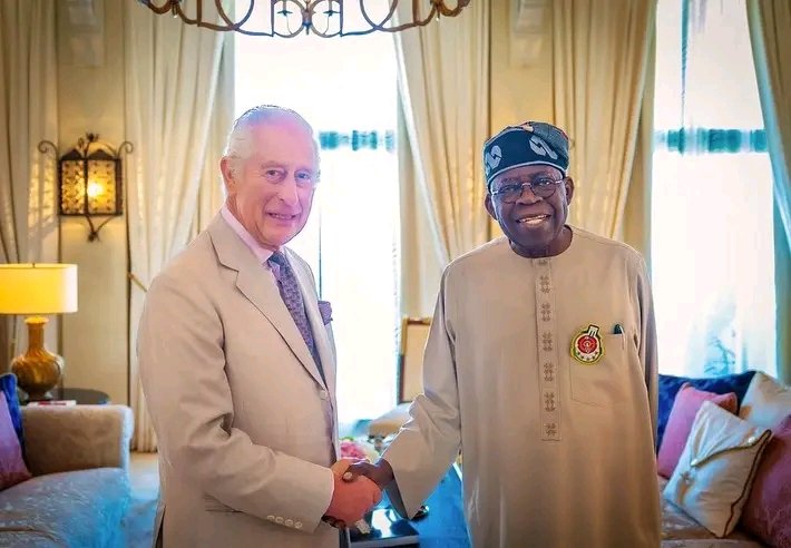 President Tinubu holds bilateral talks with King Charles at the 28th UN Climate Change Conference COPE28 currently holding in Dubai