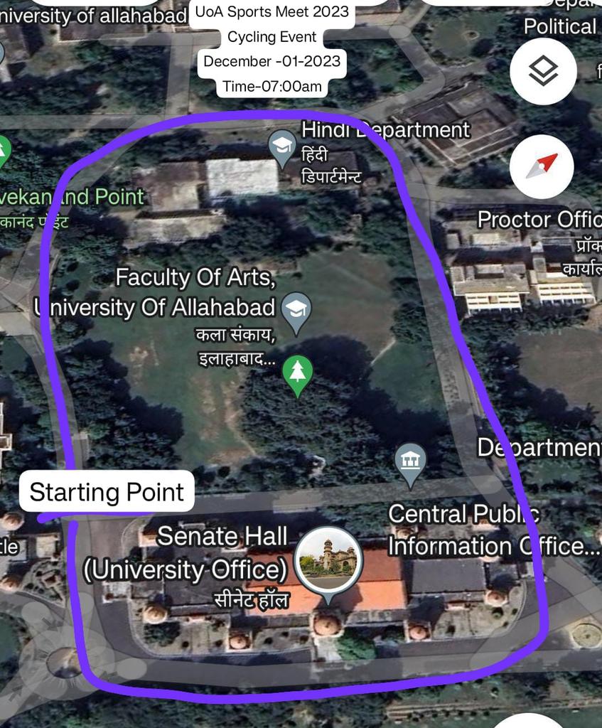 UoA_Official's tweet photo. Important notice regarding Sports Meet Cycling event
The Cycling Event will be organised on December 1st 2023 .All the Registered students may Report to the Venue - Controller Office, at 7:00 am .
Students are Requested to bring Current Session Identity Card or Fees Receipt. https://t.co/QYsa3Xy3p9