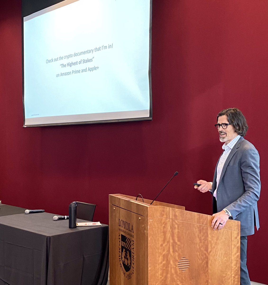 Lamont Black (@lamontkblack) on Twitter photo Academics and financial professionals curious about #crypto should check out #TheHighestOfStakes on Amazon or AppleTV. Yesterday I spoke at a <a href="/LoyolaChicago/">Loyola University Chicago</a> financial policy conference as a research discussant. Couldn’t help adding a slide to promote <a href="/THoSdocumentary/">The Highest of Stakes Movie</a>! 😂 Academics and financial professionals curious about #crypto should check out #TheHighestOfStakes on Amazon or AppleTV. Yesterday I spoke at a <a href="/LoyolaChicago/">Loyola University Chicago</a> financial policy conference as a research discussant. Couldn’t help adding a slide to promote <a href="/THoSdocumentary/">The Highest of Stakes Movie</a>! 😂
