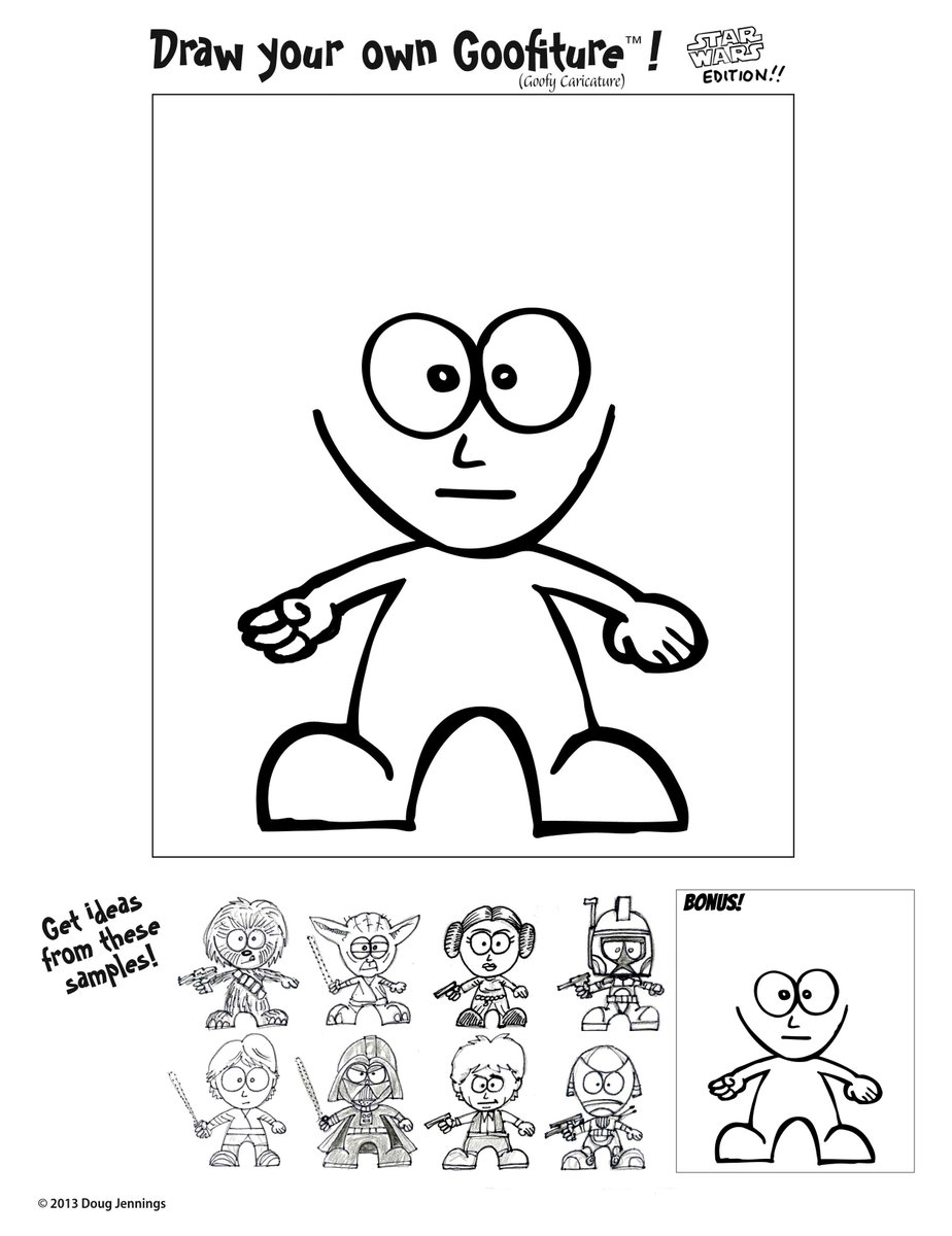 😃✍️✨ Happy #Thursday ! Enjoy this free #StarWars themed “Goofiture” Activity Sheet that I developed for my students! <a href="/ksofarocks/">Kaleidoscope School of Fine Art</a>