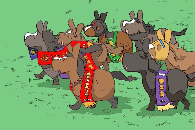 「grass horse」 illustration images(Latest)
