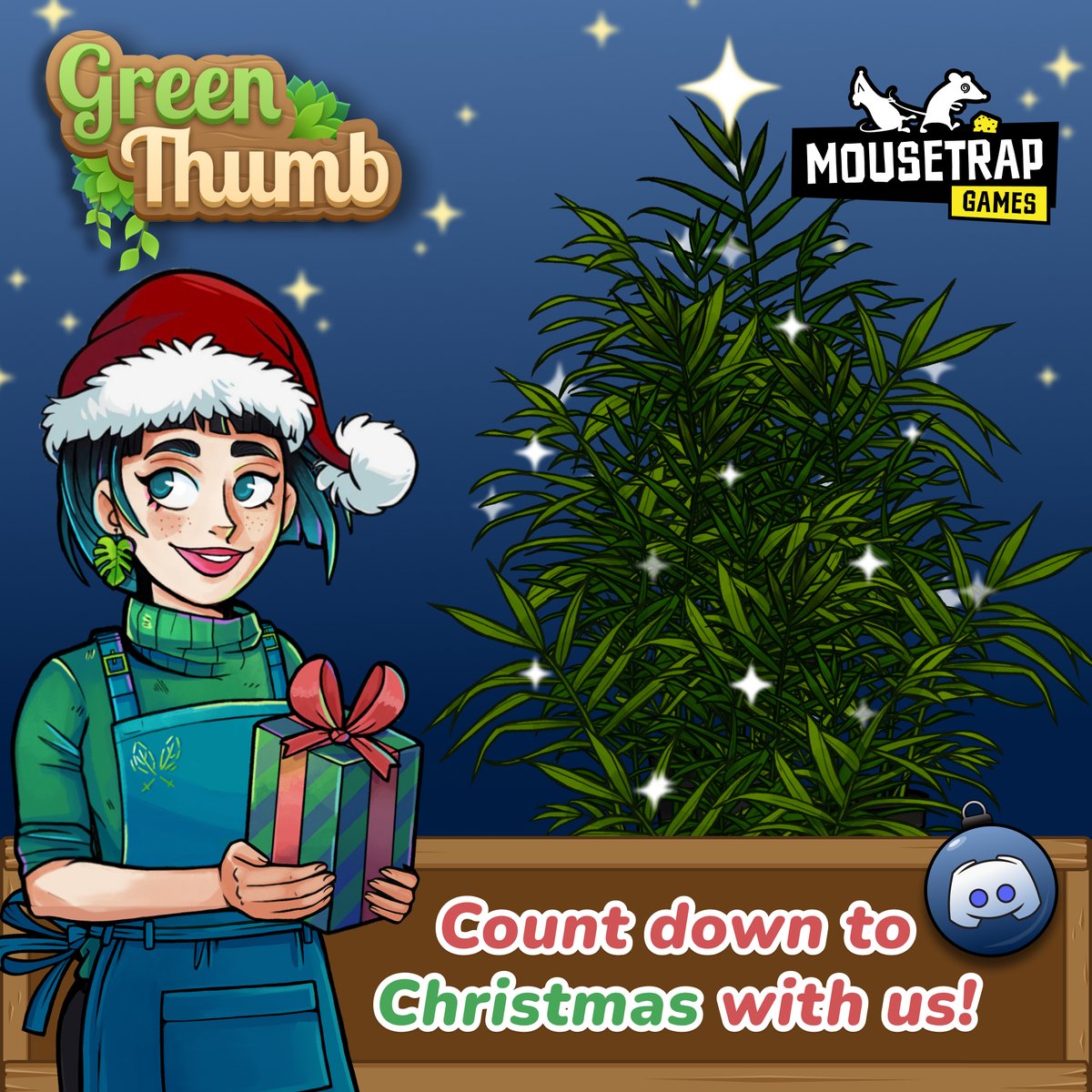 The Christmas countdown on our Green Thumb Discord starts tomorrow! 😍
Every day for 24 days, we will post various fun facts, ideas, and tips! We also have some small surprises for you 🎁

Just hop on our Discord &amp; have fun: discord.gg/rz6QD8MgDV

#christmas #plants #game