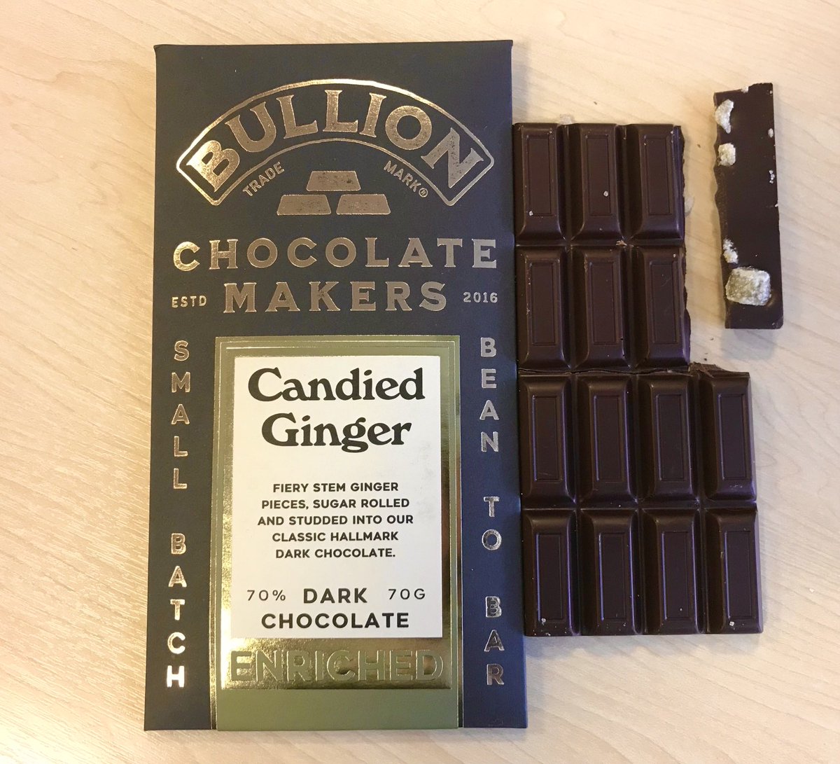 Today we are feeling our cockles warmed by this delicious wintry bar from ⁦@OfficialBullion⁩ of Sheffield - who I’m told also now have a pop-up shop at Stonegate in the great chocolate city of York. You lucky people!