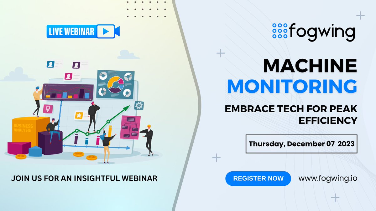 Join us on a virtual journey through cutting-edge strategies and groundbreaking technologies at our webinar.  

Register Now: lnkd.in/gyuEVP4U

Don't just keep up – stay ahead in the era of modern manufacturing! 

#MachineMonitoring #ProductivityOptimization #Fogwing